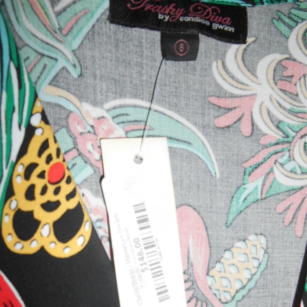 RARE TRASHY DIVA HAWAIIAN DREAM CLARE DRESS NWT 8 - Picture 3 of 5